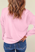 Load image into Gallery viewer, WOMAN UP Graphic Drop Shoulder Sweatshirt