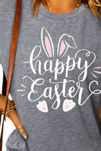 Load image into Gallery viewer, HAPPY EASTER Graphic Round Neck Tee