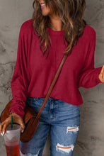 Load image into Gallery viewer, Double Take Full Size Round Neck Long Sleeve T-Shirt
