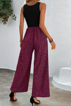 Load image into Gallery viewer, Two-Tone Square Neck Wide Leg Jumpsuit