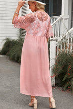 Load image into Gallery viewer, Floral Mesh Lace Crochet Open Front Kimono
