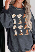 Load image into Gallery viewer, Cowboy Hat & Boot Graphic Sweatshirt