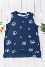 Load image into Gallery viewer, Star Print Tank with Slits