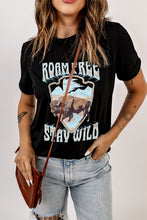 Load image into Gallery viewer, ROAM FREE STAY WILD Graphic Tee