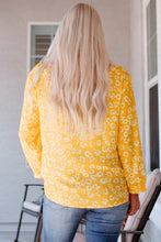 Load image into Gallery viewer, Printed Tie-Neck Long Sleeve Blouse