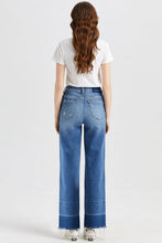 Load image into Gallery viewer, BAYEAS Full Size High Waist Cat's Whisker Wide Leg Jeans