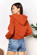 Load image into Gallery viewer, Double Take Half-Zip Long Sleeve Hoodie
