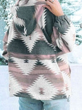 Load image into Gallery viewer, Geometric Quarter-Zip Hoodie