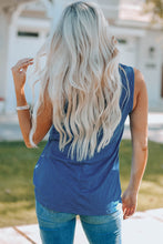 Load image into Gallery viewer, Star Print Round Neck Tank