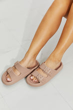 Load image into Gallery viewer, Qupid Comfy Casual Rubber Slide Sandal in Dust Storm