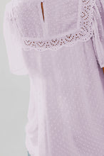 Load image into Gallery viewer, Flutter Sheer Sleeves Babydoll Top