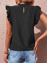 Load image into Gallery viewer, Swiss Dot Butterfly Sleeve Top