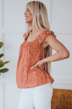 Load image into Gallery viewer, Floral Smocked Square Neck Top