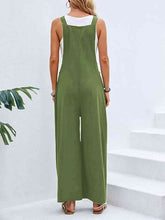 Load image into Gallery viewer, Full Size Wide Leg Overalls with Pockets