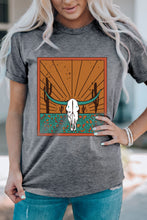Load image into Gallery viewer, Worthwhile Time Graphic Round Neck Tee