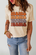 Load image into Gallery viewer, MAMA Graphic Cuffed Sleeve Tee