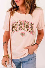 Load image into Gallery viewer, MAMA Heart Graphic Round Neck Tee