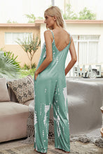 Load image into Gallery viewer, Tie-Dye Spaghetti Strap Jumpsuit with Pockets