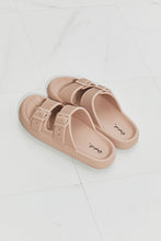 Load image into Gallery viewer, Qupid Comfy Casual Rubber Slide Sandal in Dust Storm