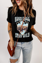 Load image into Gallery viewer, ROAM FREE STAY WILD Graphic Tee