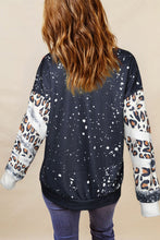 Load image into Gallery viewer, MAMA Leopard Round Neck Sweatshirt