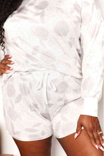 Load image into Gallery viewer, Double Take Floral Long Sleeve Top and Shorts Loungewear Set