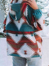 Load image into Gallery viewer, Geometric Quarter-Zip Hoodie