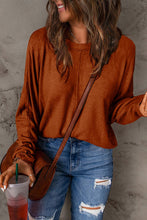 Load image into Gallery viewer, Double Take Full Size Round Neck Long Sleeve T-Shirt