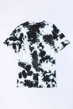 Load image into Gallery viewer, Tie-Dye Round Neck Short Sleeve Tunic Tee