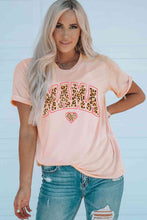 Load image into Gallery viewer, MAMA Heart Graphic Round Neck Tee