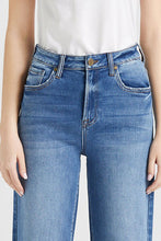 Load image into Gallery viewer, BAYEAS Full Size High Waist Cat's Whisker Wide Leg Jeans