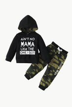 Load image into Gallery viewer, Boys Letter Graphic Hoodie and Joggers Set