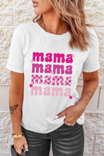 Load image into Gallery viewer, MAMA Graphic Round Neck T-Shirt