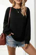 Load image into Gallery viewer, Side Slit Drop Shoulder Sweatshirt
