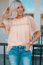 Load image into Gallery viewer, Flutter Sheer Sleeves Babydoll Top