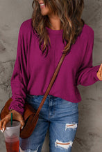 Load image into Gallery viewer, Double Take Full Size Round Neck Long Sleeve T-Shirt