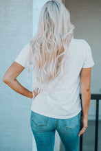 Load image into Gallery viewer, MAMA Graphic Distressed Round Neck Tee