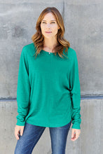 Load image into Gallery viewer, Double Take Full Size Round Neck Long Sleeve T-Shirt