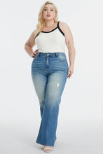 Load image into Gallery viewer, BAYEAS Full Size Ultra High-Waist Gradient Bootcut Jeans