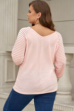 Load image into Gallery viewer, Plus Size Rabbit Graphic Long Raglan Sleeve Easter Tee