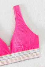 Load image into Gallery viewer, Contrast Textured High Cut Swim Set