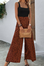 Load image into Gallery viewer, Two-Tone Square Neck Wide Leg Jumpsuit