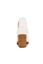 Load image into Gallery viewer, Melody Ankle Embroidered Stitch Boots