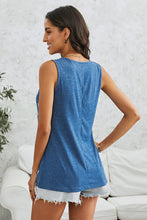 Load image into Gallery viewer, Star Print Round Neck Tank