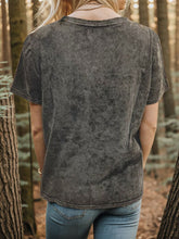 Load image into Gallery viewer, Graphic Round Neck Short Sleeve T-Shirt