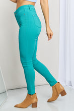 Load image into Gallery viewer, YMI Jeanswear Kate Hyper-Stretch Full Size Mid-Rise Skinny Jeans in Sea Green