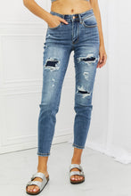 Load image into Gallery viewer, Judy Blue Dahlia Full Size Distressed Patch Jeans