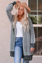 Load image into Gallery viewer, Heathered Open Front Longline Cardigan