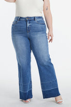 Load image into Gallery viewer, BAYEAS Full Size High Waist Cat's Whisker Wide Leg Jeans