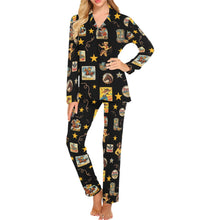 Load image into Gallery viewer, Vintage Cowgirl Collage Western Pajama Set
